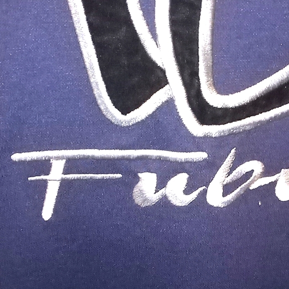 Comfortable & Rare 2pc Dark Blue Short sleeve short set by FUBU - Picture 4 of 16